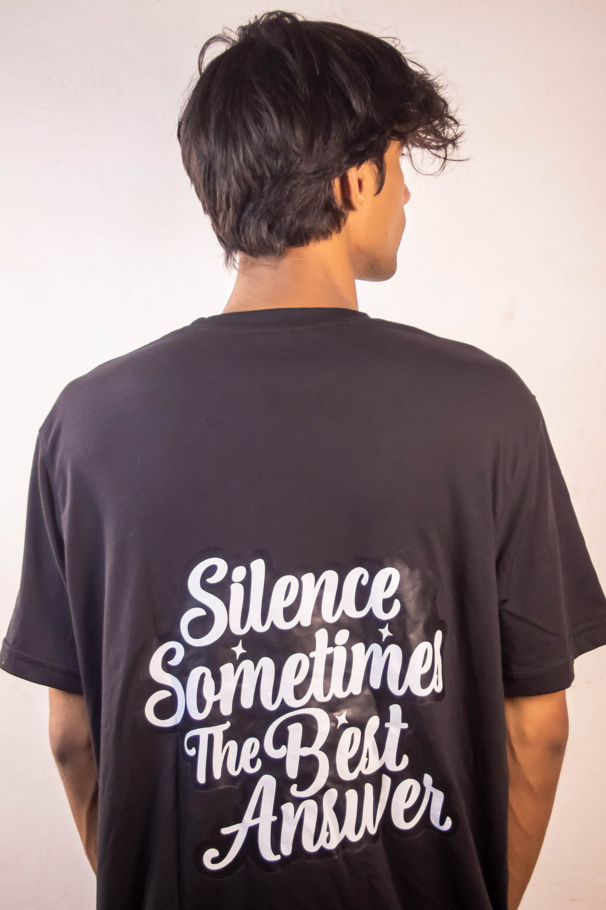 Men’s Tee Featuring the Quote – Silence Is Sometimes the Best Answer