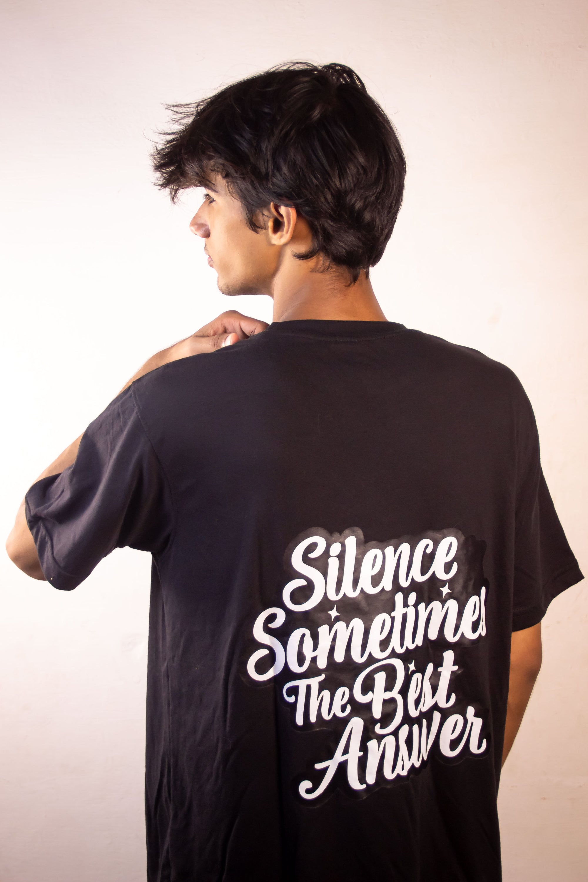 Men’s Tee Featuring the Quote – Silence Is Sometimes the Best Answer